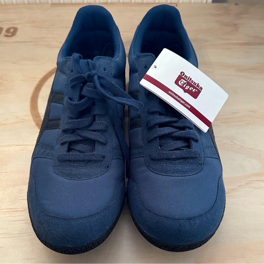 Onitsuka Tiger Serrano Shoe Men's Size 12.5 Navy Blue Black